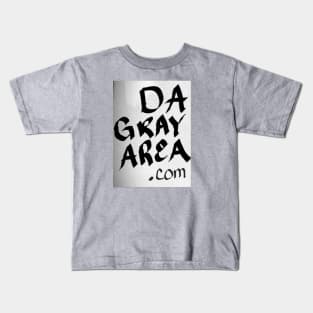 Da Gray Area written Logo Kids T-Shirt